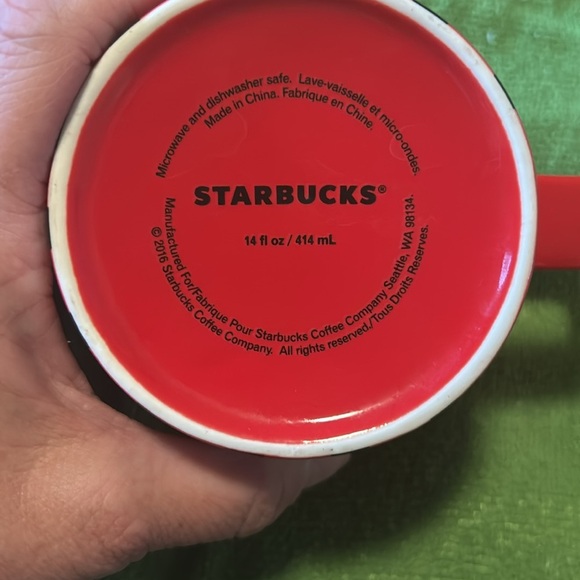 Starbucks Red and Black Checkered Mug - Picture 5 of 5